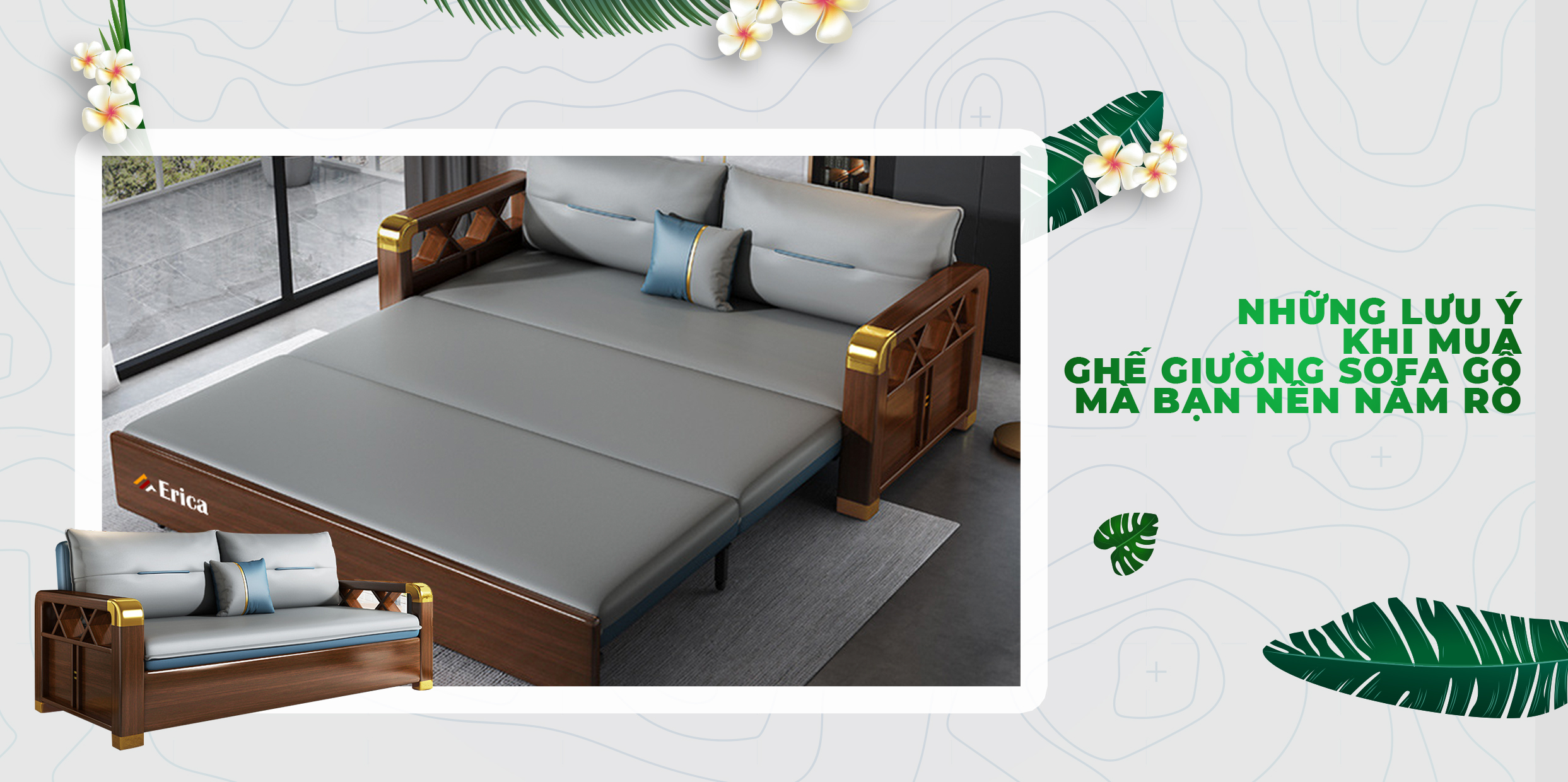 ❌ NHỮNG LƯU Ý KHI MUA GHẾ GIƯỜNG SOFA GỖ MÀ BẠN NÊN NẮM RÕ